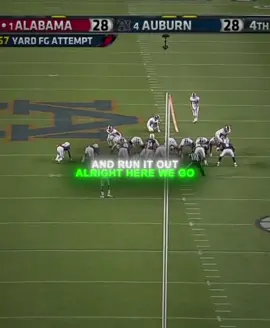 The Greatest Football Moment Oat 🤩🤔|| #fyp #viral #nfl #ncaa #auburn #alabama 