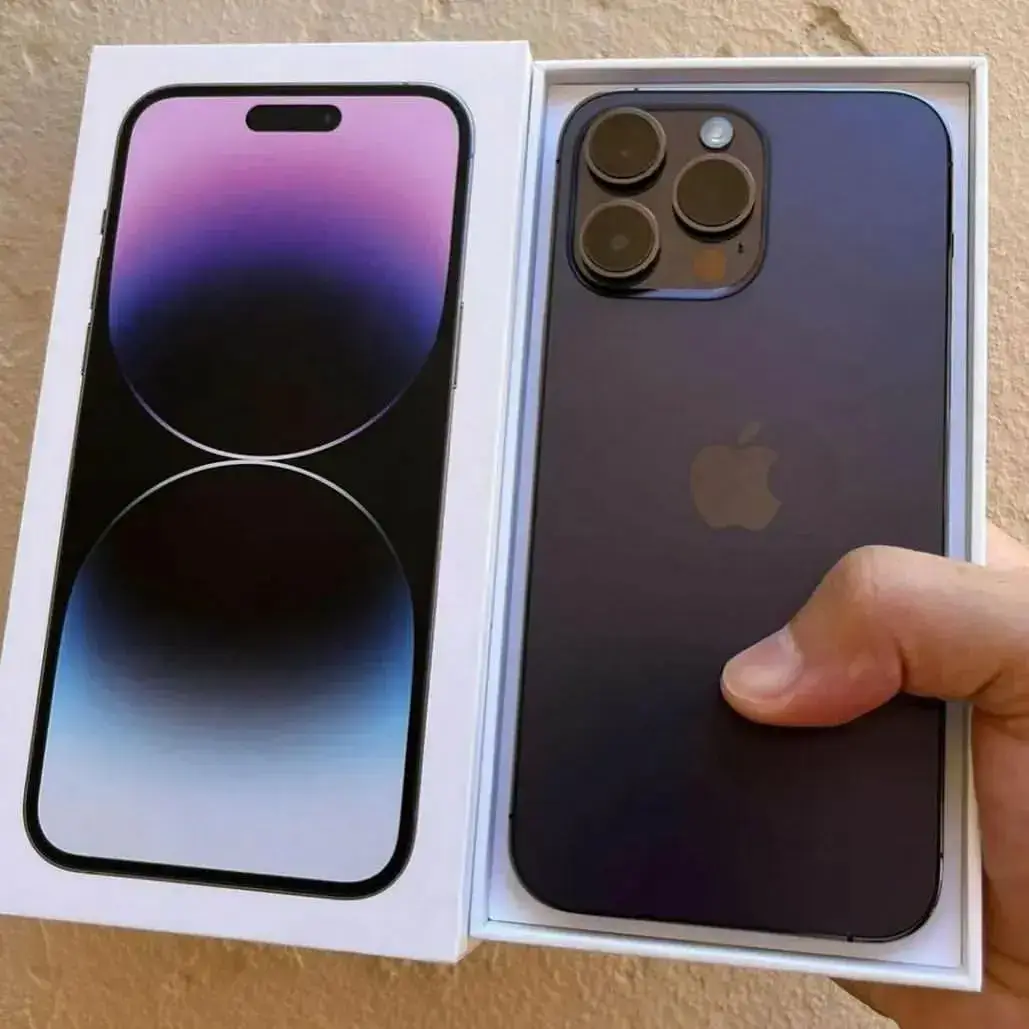 IPHONE 14 PRO MAX 256GB - FULLSET WITH BOX AND CABLE - 100% ORIGINAL APPLE - APPLE WARRANTY 07/08/2025 - CONDITION 10/10 LIKE NEW - TRUETONE & FACE ID  ✅ - COLOUR DEEP PURPLE - STORAGE 256GB - BATTERY HEALTH 100% 𝐇𝐀𝐑𝐆𝐀 𝐂𝐀𝐒𝐇 𝐑𝐌337