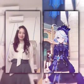 pilihan yang sulit😅🤔 sc : @Stephanie Flo @Stormz67  #foryou #jkt48 #furina #stephanie #fyp 