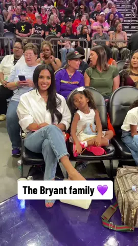 The Bryant family courtside at WNBA All-Star 🫶 #WNBA #allstar 