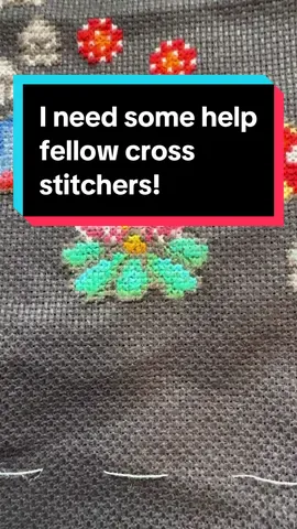 Help Cross stitchers!!!! How the heck am I suppose to stop this?? My little X’s are getting fuzzy! #crossstitch #dmc #dmcthreads #tipsandtricks #embroidery 