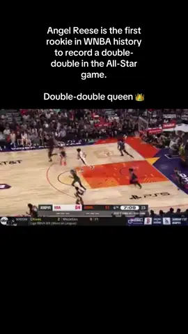 Angel Reese did her thing tonight!! 🔥🔥🔥 #wnbaallstar #wnbaallstargame #angelreese 