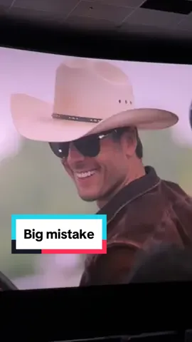 Big mistake #twisters #glenpowell #wife #funny #bigmistake #movie #santikos 
