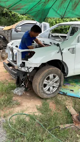 #ช่างโต๊ะ #อู่ซ่อมรถ #ford #ranger #ประกอบรถ #ชนหนัก 