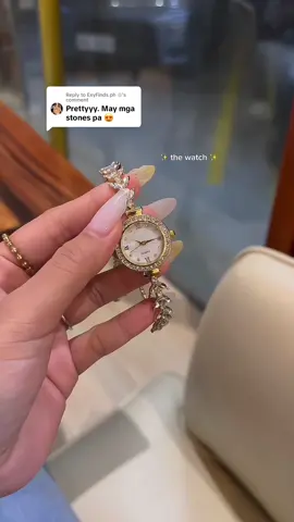 Replying to @ExyFinds.ph 𑁍 tapos ₱177 lang tong watch 😭💫 #watch #watchforwomen #vintagewatch #wristwatch #gold #jewelry #OOTD #fyp #trending #viral 