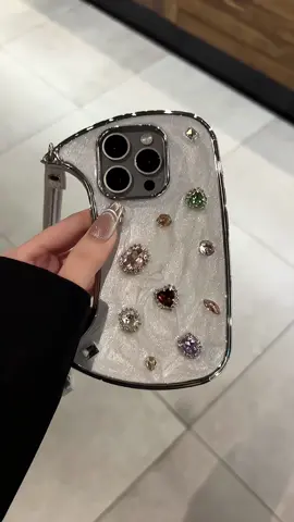 High Beauty Fine Flash Plated Gemstone Bag Phone Case#phonecase #iphone #girls 