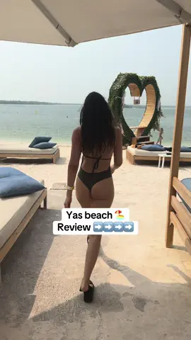 Yas beach Abu Dhabi review from an Romanian/ European🇦🇪❤️ #yasbeach #abudhabi #uae #facts 