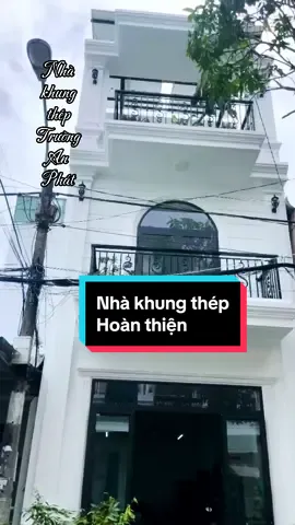 Nhà khung thép ( nhà lắp ghép) 1 trệt 2 lầu được hoàn thiện #nhakhungthep #nhakhungtheptruonganphat #nhatienche #nhalapghep #xuhuong #thinhhanh #truonganphat #xuhuongtiktok #nhakhungtheptienche #nhaphodep 