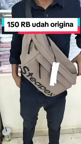 waisback premium kanvas anti air tas pria wanita premium 