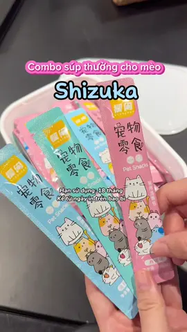 Súp thưởng shizuka thơm cho chó mèo ❤️ săn combo giá hời nha mí bà #trending #xuhuong #catsoftiktok #doanchome #supthuongchomeo #shizuka 