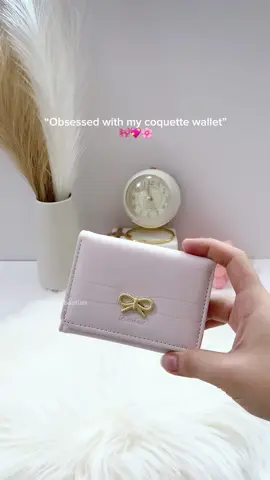 Coquette wallet 💖🎀 #walletforwomen #smallwallet #cutewallet #pinkwallet #coquetteaesthetic 