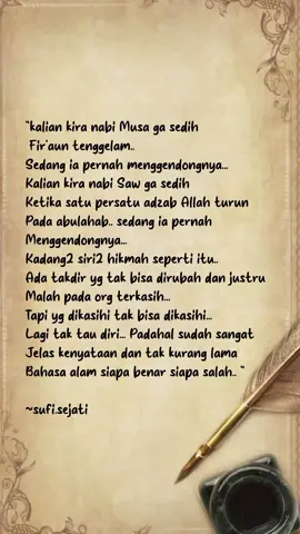 bantu shdqah flks ya🌹🌹🌹#kalam #kalamhikmah #pencerahan #sangsufisejati #sufisejati #baladasangsuficinta #jalancintasangsufi #cintasejati #gurusekumpul #gusbaha #sufi #sufisme #ngaji #ngajifilsafat #ngajiyuk #ngajicinta #laylamajnun #quotesbijak #kalam #kalamulama #kalamhikmah #kalamulamasalaf #katakatabijak #katabijak #cintasuci #filsafatjawa #motivasi #inspirasiwedding 