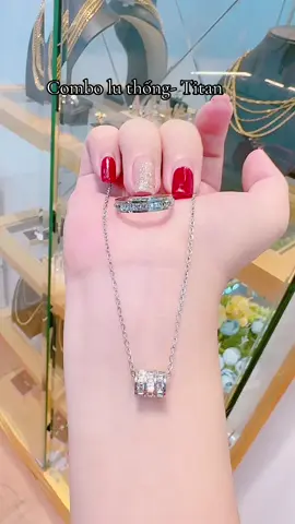 💥Combo lu thống. Titan không gỉ. Giá chỉ từ 59k #tongkhosst #nhan #daychuyen #combo 