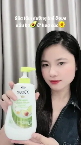 #dove #unilever sữa tắm dưỡng thể từ bơ và hoa cúc