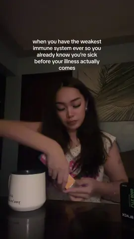 trynna fight it off with this immunity booster shit 💀 dont do this to me now I have a siargao trip next week🤸🏻‍♀️ #fyp 