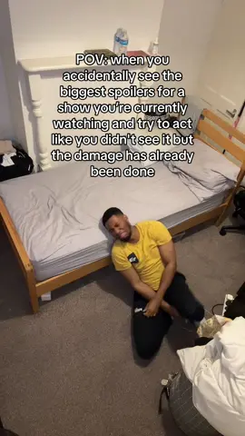 Seeing spoilers for a show i’m watching always breaks my heart💔 #funny #blowthisup #viralvideo #fypシ #xyzbca #relatable #watchingtv #spoilers #tvshow #tvseries #favshow #snowfall #povs 