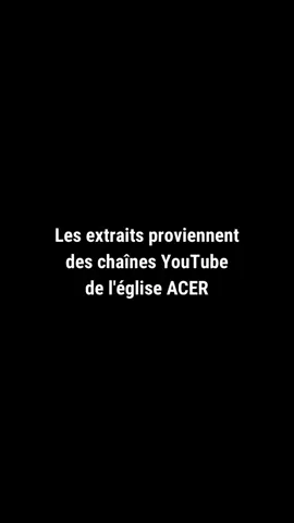 Les 6 raisons pour lesquelles fuir l’église ACER : 1 - Excès d'offrandes 2 - Manipulation mentale 3 - Idolâtrie 4 - Conquête 5 - Système pyramidal 6 - Rupture familiale Je tiens à préciser que vous pouvez avoir un avis différent. D'ailleurs, toutes les personnes de l'ACER peuvent exprimer leur avis si elles le souhaitent et/ou apporter d'autres informations. ⚠️ Restez respectueux dans les commentaires ⚠️