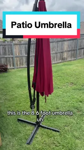 VECELO Patio Umbrella Outdoor 8.6ft Height Tall Garden Offset Cantilever Umbrella Canopy Lawn Crank and Cross Base Hanging Umbrellas, Fade Resistant Waterproof,Red, White,Beige patio umbrella white durable @VECELO #umbrella #patio #patiomakeover #furniture #musthaves 