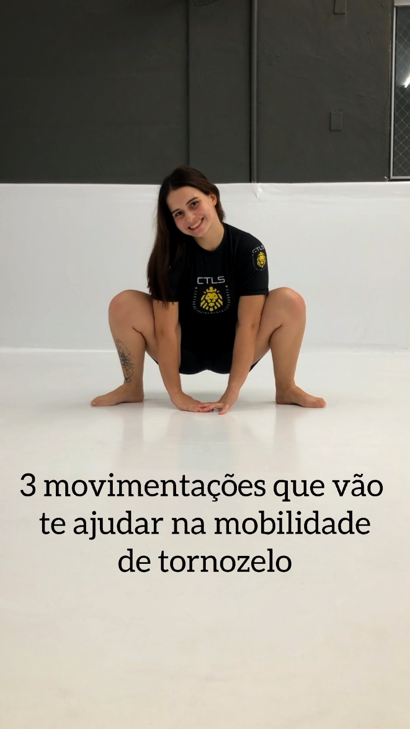 3 mobilidades de tornozelo para nunca mais bater na chave de pé 🦶🏻🤭 #foryou #jiujitsu #mobility 