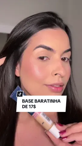 o acabamento final me pegou MUITO 🤌🏻 #basebarata #basemiamake 