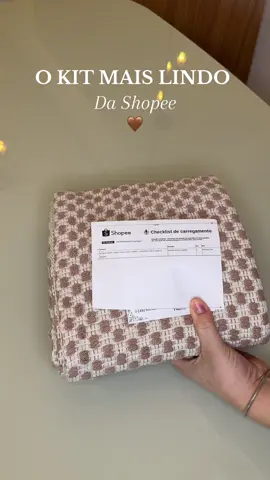 O kit mais lindo da @Shopee Brasil 🤎✨ Se gostou digite “ EU QUERO “ que eu te envio o link 🔗  . . . . . . . . . . . . . . #tapetes #passadeira #itensparacasa #shopee #comprasonline #foryou 