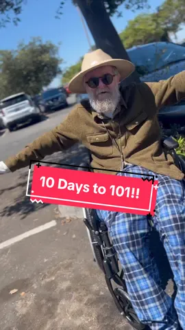 Hello friends, 10 days!! In 10 days I’ll be 101! Today I ask, What are you grateful for? #100yearsold #askunclejack #whatareyougratefulfor #whatmakesyouhappy #101yearsold  If you’d like to support my journey, please visit my GoFundMe through our link in bio. 🙏🏼 @Damon Vonn 