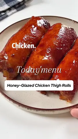 🍲🍲 Recipe series | How to make a Chinese dish! Today we're making Honey-Glazed chicken thigh rolls! #china #cuisine #Foodie #food #foryou #trending #fypage #Recipe #recipesoftiktok #chinese #chinesefood 