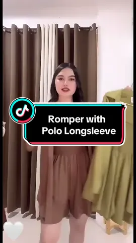 #romper #romperwithpololongsleeves #romperwithpolo #fypシ #foryoupage #outfitideas 