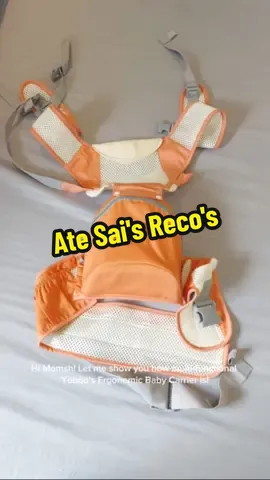 Ang ganda neto mga momsh! Ang soft ng fabric na ginamit, hindi magaspang, super lightweight at marami kang pwedeng paglagyan! Wag nang magdalawang isip pa. Grab yours now! Click the yellow basket below. #yobooph #yoboo #babycarrier #baby #babyessentials #travelessentials #babytravelessentials #atesairecommends #fyp #fypシ #fypシ゚viral #fypage #fyppppppppppppppppppppppp 