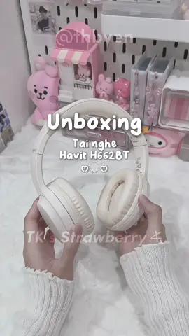 Thế là bấybì trong bụng đc nghe nhạc du dương mỗi ngày🤭 #Havit #H662BT #HavitH662BT #HeadphoneHavit #unbox #unboxing #unboxingwithDâu #TKsStrawberry #fyp #fypシ #foryou #viral 