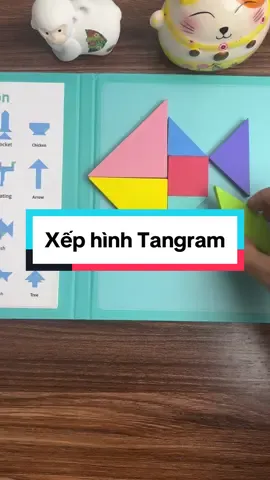 #đồchơitrẻem #kidsoftiktok #xếphình #tangram 