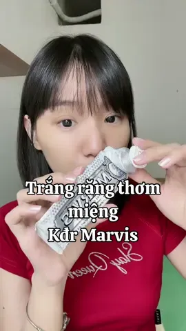 Vừa trắng răng vừa thơm miệng nè 😁 #kemdanhrang #marvis #kemdanhrangmarvis #trangrang #review #chamsocrangmieng #healthy #viral #xuhuongtiktok 