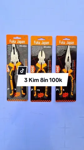 Combo 3 cây kìm 8in (20cm) chất liệu thép CRV Fuka - Japan. Shop em lại tiếp tục về hàng. #nguyenphutrong  #vietnamtoiyeu  #donghegiakhanh  #combo3mon  #kìm  #thepcrv 