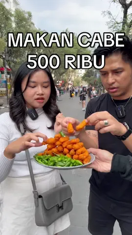 Ada yang berani makan cabe lebih banyak? #gorengansultan 