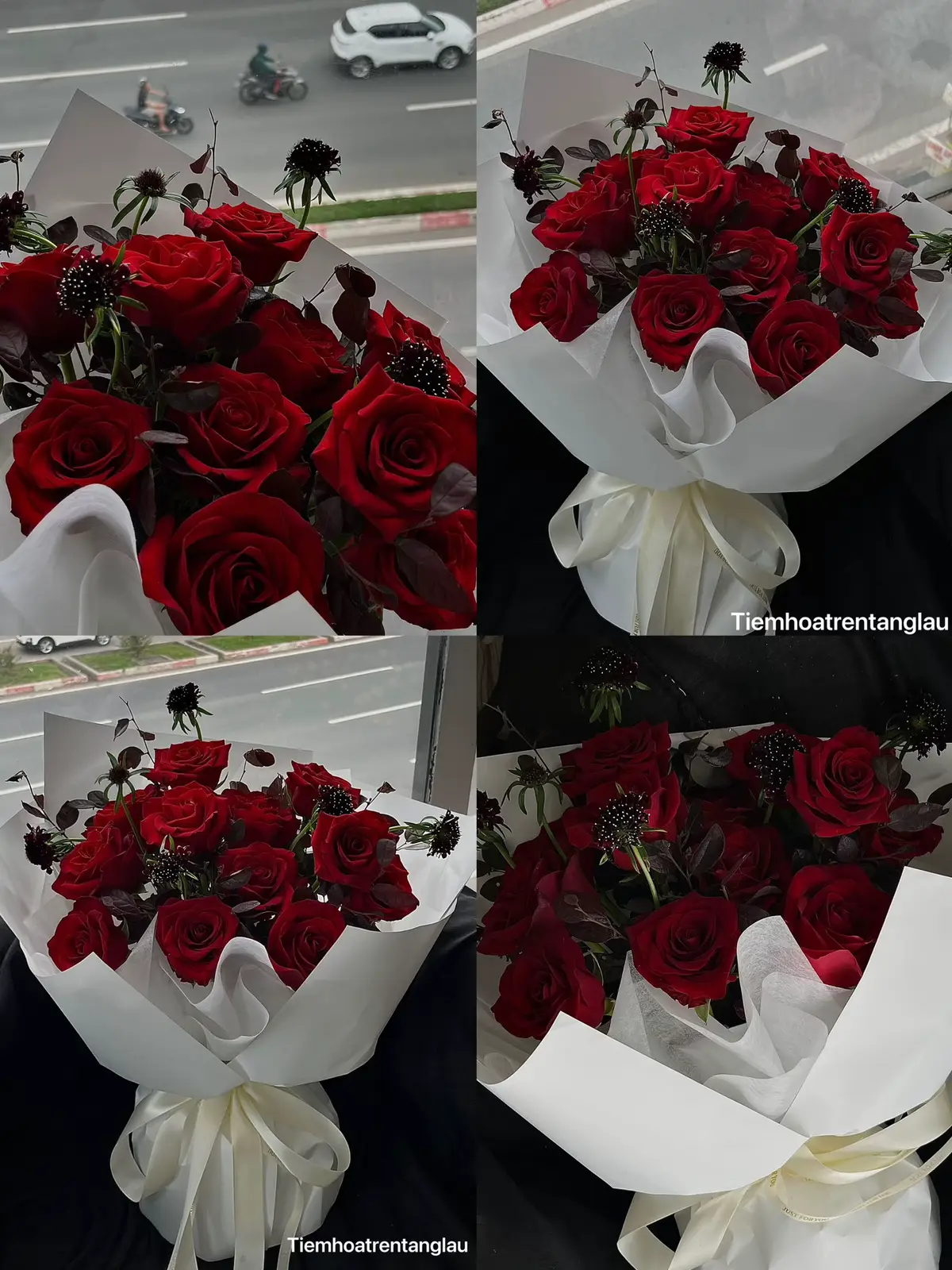 Hoa hồng đỏ Ecuador - sự lãng mạn dành cho em ❤️ #tiktok #xuhuong #ecuador #tiemhoatrentanglau #flowers 