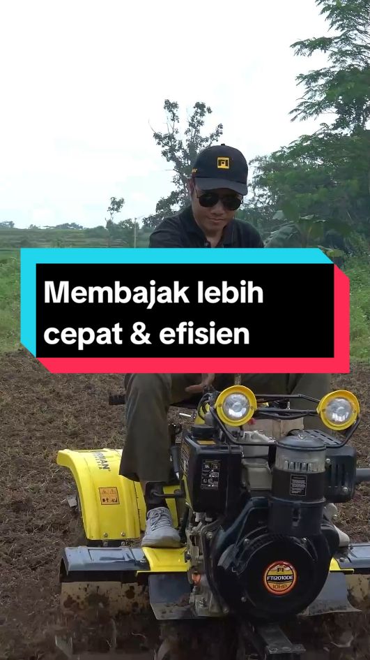 Membajak ladang kering lebih cepat & efisien pakai Traktor 4 Roda Mini FTI2010DE #traktor #traktormini #mesinbajak #firmanindonesia #shorts #reels 