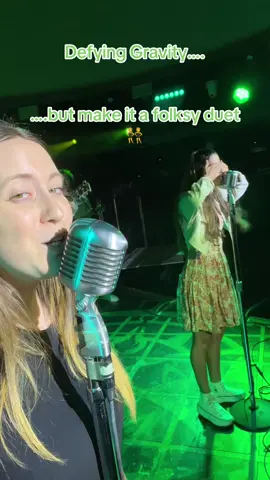 Defying Gravity Sound Check 💚 #wickedthemusical #defyinggravity #soundcheck @Carina_Leitao 