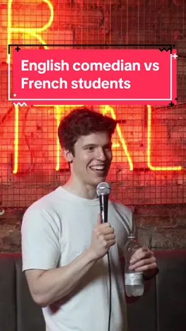 English comedian vs french students #fyp #comedy #frenchiesoftiktok #france #francetiktok 