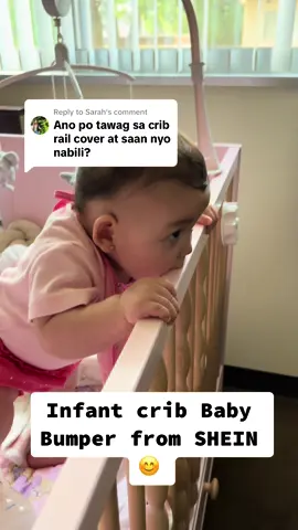 Replying to @Sarah  Baby Crib Bumper 😊❤️ sagot sa palangatngat na bata 😂#foryoupage #thegerenfamily #filamcouple🇵🇭🇺🇲 #MomsofTikTok @matthewgeren 