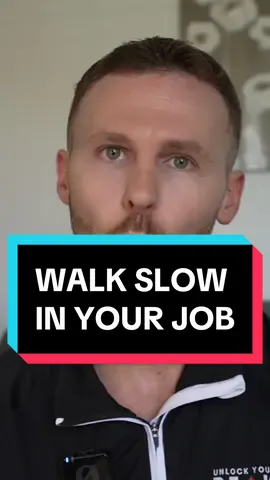 WALK SLOW AT WORK #walkslow #lastoneinfirstoneout #employment #smartworking #9to5life #entrepreneurship #fyp #escapethe9to5 #aaronknightley #employee 