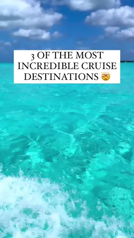 These destinations will blow you away! #tiktoktravel #traveltips #cruise #cruisetok #cruisetips  
