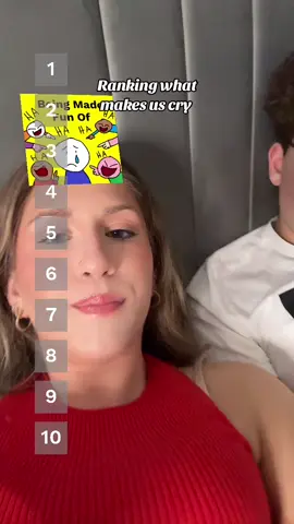 Ranking what makes us cry Let us know if u want chaim to do it @𝐍 𝐀 𝐓 𝐀 𝐋 𝐈 𝐄 ꨄ @Chaim Glass  #ranking #whatmakesyoucry #couplesoftiktok #coupleaccount #fyp 