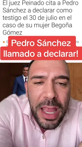 Pedro Sanchez llamado a declarar! #abogadostiktok #derechopenal #abogado #millennialsabogados #greenscreen 