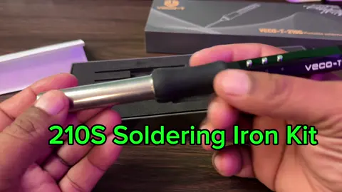 Checkout the 210S Digital Soldering Iron Kit: Portable Soldering Pen with OLED Display, Rapid Heating (4 Seconds, 356℉ to 896℉), 5pcs C210 Soldering Tips, Auto Sleep Function, USB Mini Soldering Iron for Precision Repairs. As an Amazon Associate, I earn from qualifying purchase. #ad #CommissionsEarned https://amzn.to/3Whn1jZ 👈🏾 Amazon affiliate link #SolderingIron #DigitalSoldering #PortableSoldering #OLEDDisplay #RapidHeating #PrecisionRepair #AutoSleep #USBSoldering #ElectronicsRepair #solderingkit 