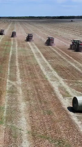 Birds eye view! 🫡 #hayfarming #southtexas #drone #farmlife #farmtok #dronevideo #farming #hay #farmingvideos #tx #texas #hayharvest 