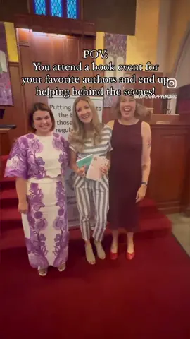 PLOT TWIST! 🤗 After arriving early, my friend and I ended up jumping in to organize books and help check in guests at a book event for authors @christinalauren, and it was AMAZING! Sometimes life delivers the most unexpected and delightful surprises! 🥰 The event was stellar! Christina and Lauren had us all belly laughing up in the church! Their responses were insightful and entertaining, just like their books. What a fun night! I can’t wait to dive into Tangled Up In You, which is a Rapunzel retelling in association with Disney Books - right up my alley! The book is available TODAY! 💜 . . . #bookevent #BookTok #bookish #bestie #tangled #christinalauren #relationships #romancebooks #romancereader #plottwist #POV #rapunzel #flynnrider #disney #disneybooks