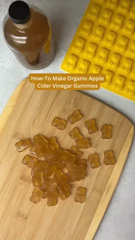 How cute are these OACV gummy bears?! Here's how to make them at home! 💛 ½ cup apple juice 💛 ½ cup Mother Earth organic apple cider vinegar 💛 5 TBSP gelatin 💛 ¼ cup honey 💛 Dash of cinnamon Combine the juice, vinegar, and honey together in a pot and whisk to combine. Sprinkle the gelatin over the top of the liquid and allow it to bloom for 2-3 minutes. Once the liquid has absorbed the gelatin, turn the stove onto medium-low heat. Gently stir or whisk the gummy mixture just until everything is melted and combined, about 2 minutes. Don’t over-whisk or the mixture will get really foamy. Immediately pour the ACV gummies mixture into your desired molds and allow it to cool in the fridge until firm. #motherearthvinegar  #motherearthoranicvinegar #organicvinegar #vinegar #applecidervinegar #acv #oacv #gummies #gummybears #healthytreats #healthyrecipe #FindItAtWatsons 