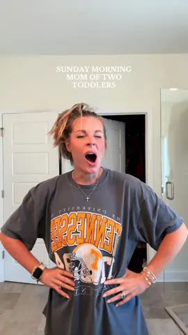 Getting the kids ready for a peaceful sunday morning at church is a battlefield 😇😂 The question isn’t, “Will the storms of life come?” The question is, “When the storms of life come.. will we turn to God?” 🤍 #sundaymorning #grwm #getreadywithme #hairstyle #momoftwo #morningvlog #fyp 