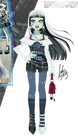 🩵✨ Since lots of people asked for it here it is a speed paint of Frankie! I’m always a bit messy so that’s why I never post speed paints hahahha 💙⚡️  . #unlivedaction #monsterhigh #monsterhighfrankie #frankie #frankiestein