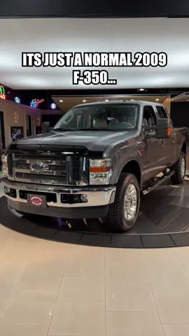 This ain’t no regular F-350… 🫣 2009 Ford F-350 with 191 original miles available now! **vehcile is in accesory mode for people wondering why the check engine light was on!**